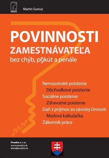 Obálka knihy Povinnosti zamestnávateľa