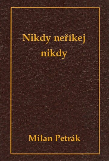 Obálka knihy Nikdy neříkej nikdy