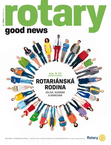 Obálka e-magazínu Rotary Good News 6 / 2014