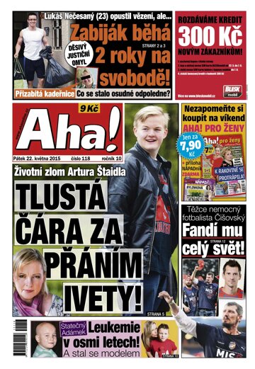 Obálka e-magazínu AHA! 22.5.2015