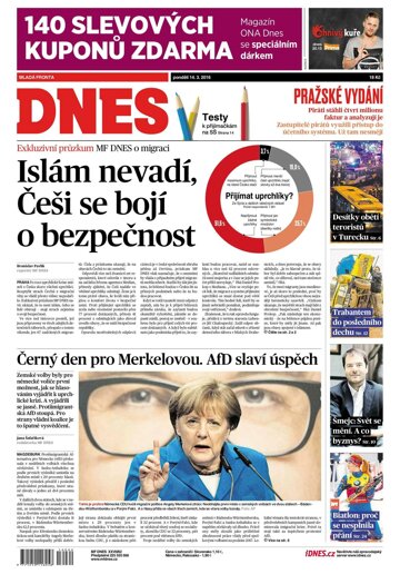 Obálka e-magazínu MF Dnes 14.3.2016