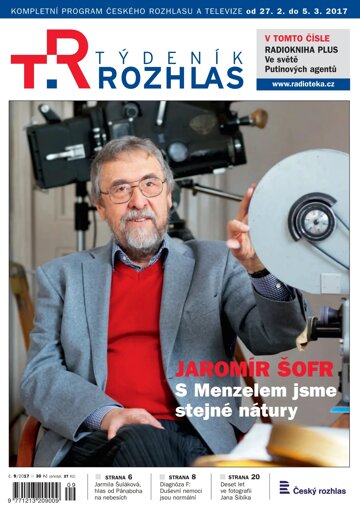 Obálka e-magazínu Týdeník Rozhlas 9/2017