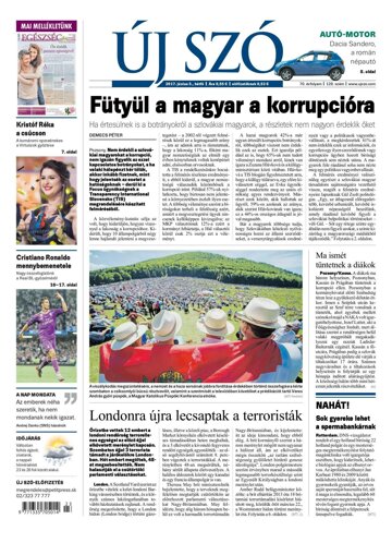 Obálka e-magazínu Új Szó 5.6.2017