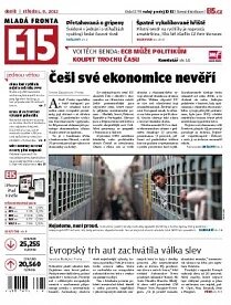 Obálka e-magazínu E15 1.8.2012