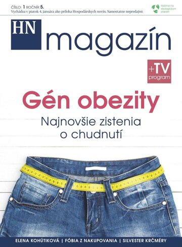 Obálka e-magazínu Prílohy HN magazín číslo: 1 ročník 5.