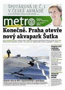 Obálka e-magazínu deník METRO 1.11.2012