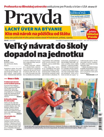 Obálka e-magazínu Pravda 2. 6. 2020