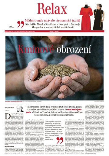 Obálka e-magazínu LN+ Čechy - 25.7.2020