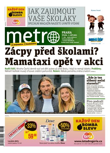 Obálka e-magazínu deník METRO 1.9.2021