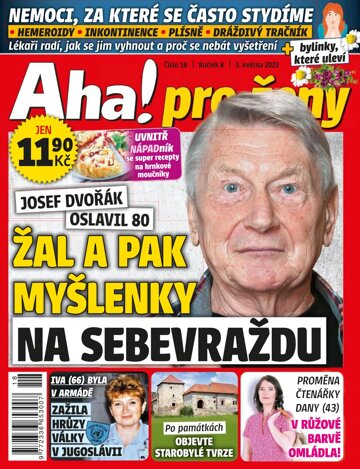 Obálka e-magazínu AHA! pro ženy 18/2022