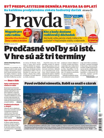 Obálka e-magazínu Pravda 26. 1. 2023