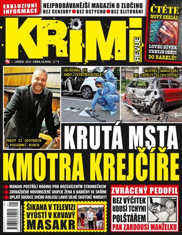 Obálka e-magazínu Krimi revue 1/16