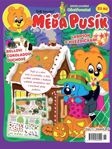 Obálka e-magazínu Méďa Pusík 11/2015