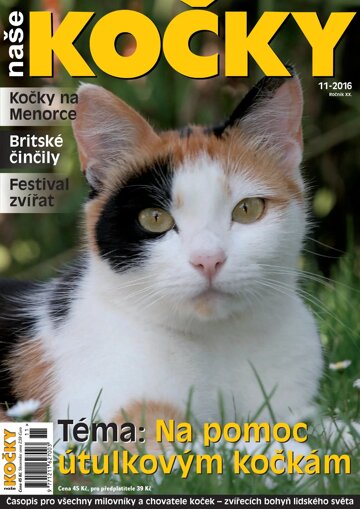 Obálka e-magazínu Naše kočky 11/2016