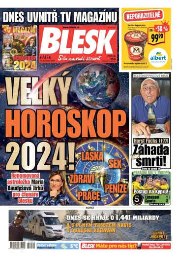 Obálka e-magazínu Blesk 15.12.2023