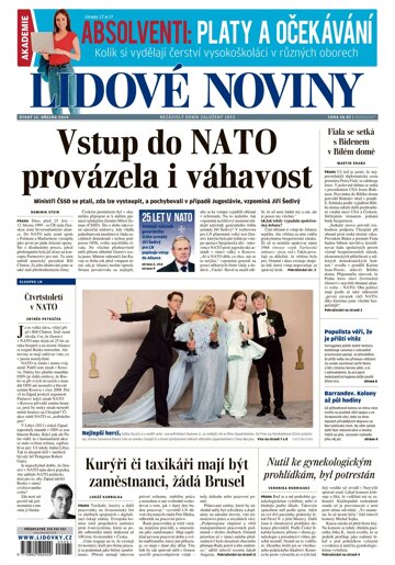 Obálka e-magazínu Lidové noviny 12.3.2024