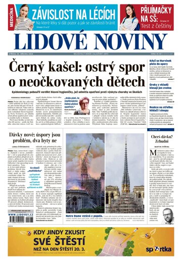 Obálka e-magazínu Lidové noviny 20.3.2024