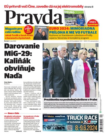 Obálka e-magazínu Pravda 13. 6. 2024