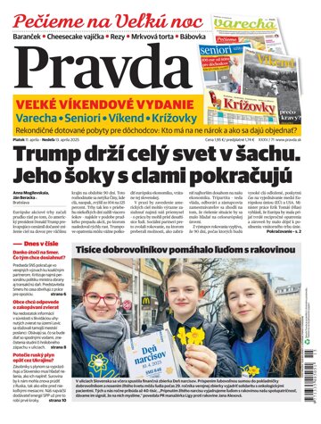 Obálka e-magazínu Pravda 11. 4. 2025