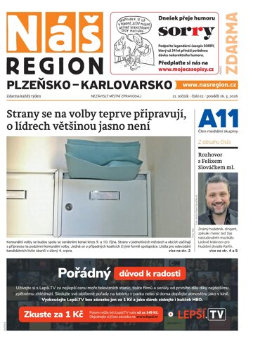 Obálka e-magazínu Náš Region - Plzeňsko 12/2026