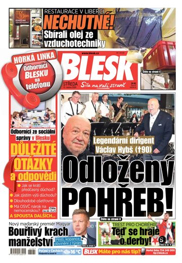 Obálka e-magazínu Blesk 15.4.2026