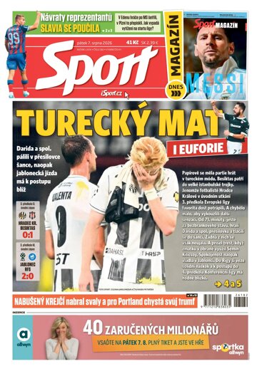 Obálka e-magazínu Sport 7.8.2026