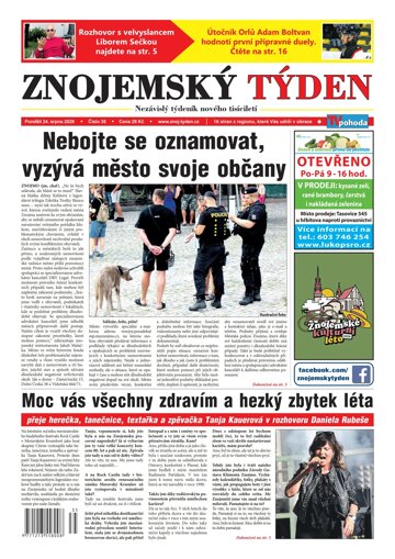 Obálka e-magazínu Znojemský týden 35/2026