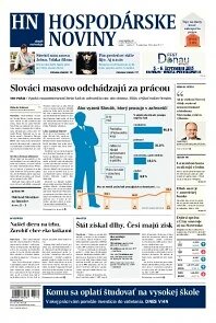 Obálka e-magazínu Hospodárske noviny 06.09.2013