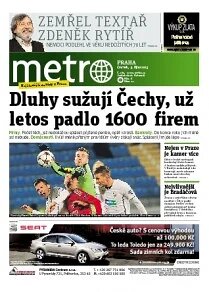 Obálka e-magazínu deník METRO 3.10.2013