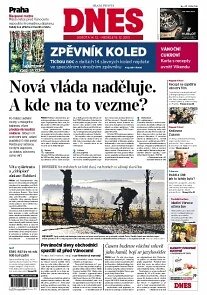 Obálka e-magazínu MF Dnes 14.12.2013