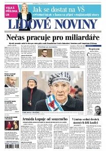 Obálka e-magazínu Lidové noviny 28.1.2014
