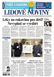 Obálka e-magazínu Lidové noviny 15.5.2014
