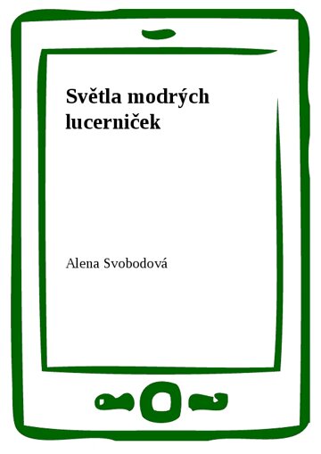 Obálka knihy Světla modrých lucerniček