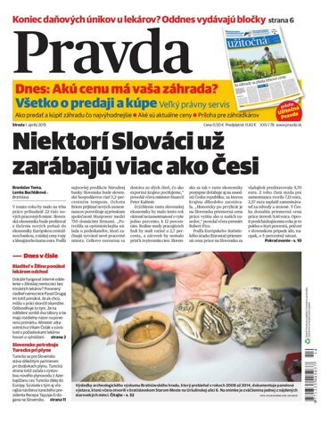 Obálka e-magazínu Pravda 1. 4. 2015