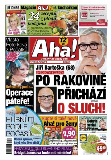 Obálka e-magazínu AHA! 8.10.2015