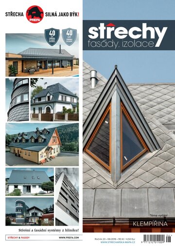 Obálka e-magazínu Střechy-Fasády-Izolace 06/2016