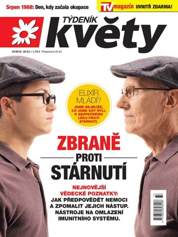 Obálka e-magazínu Týdeník Květy 33/2018