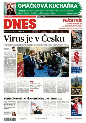 Obálka e-magazínu MF Dnes 2.3.2020