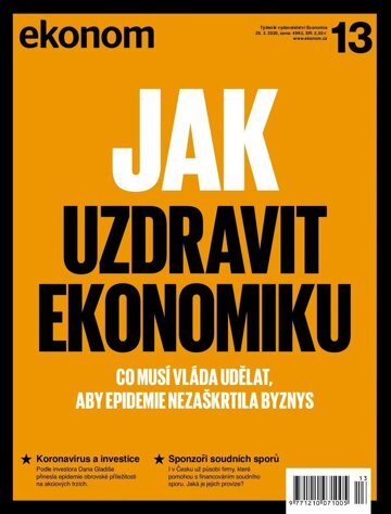 Obálka e-magazínu Ekonom 13 - 26.3.2020