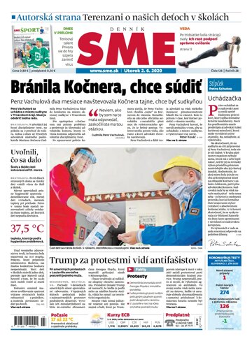 Obálka e-magazínu SME 2.6.2020