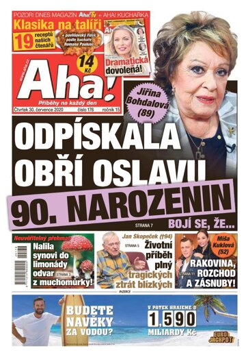 Obálka e-magazínu AHA! 30.7.2020