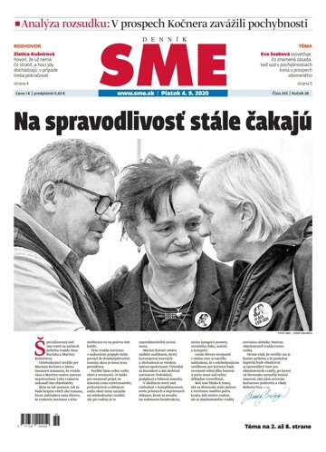 Obálka e-magazínu SME 4.9.2020