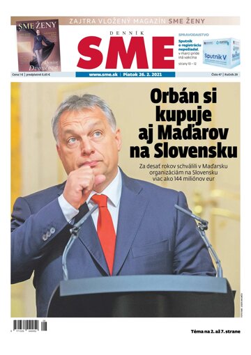 Obálka e-magazínu SME 26-2-2021