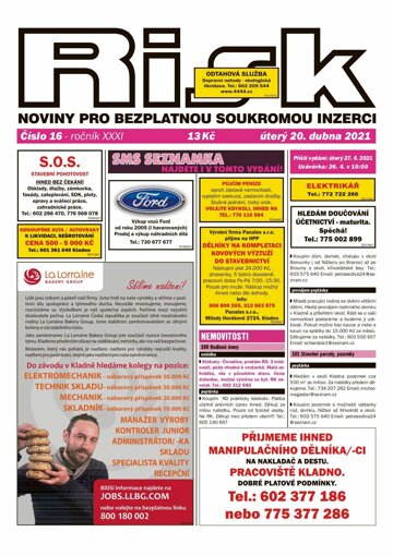 Obálka e-magazínu Risk 16/2021