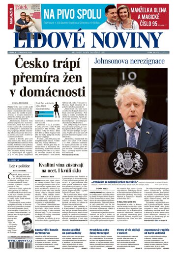 Obálka e-magazínu Lidové noviny 8.7.2022