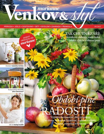 Obálka e-magazínu Marianne Venkov a Styl 9/2022