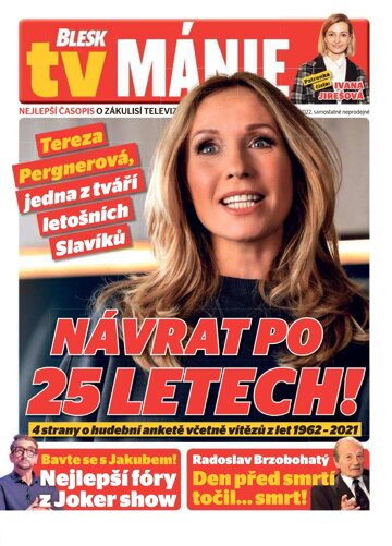 Obálka e-magazínu Blesk Tv manie 12.11.2022