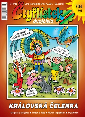 Obálka e-magazínu Čtyřlístek 3-4/2021