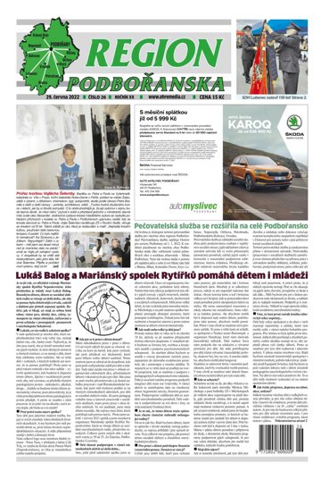 Obálka e-magazínu Region Podbořanska 26/2022