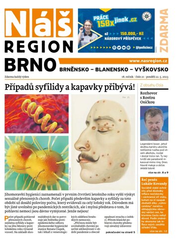 Obálka e-magazínu Náš Region - Brno 21/2023